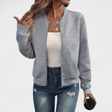 Dora – Rakenneellinen bomber-takki vetoketjulla