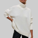 Amélie - Oversize puuvillainen huppari pyöreällä pääntiellä