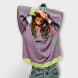 Mary - Raidallinen Isotoppinen neuletakki