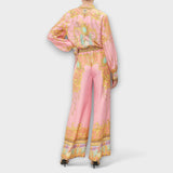 Sage - Havfrue verkkovaatteet setti rentoon paitaan ja elastisiin vyötäröisiin housuihin