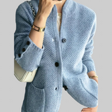 Claire | Kasimirsekoittunut takki napinnoilla