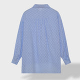 Maud | Tyylikäs paita- ja shorttiasetti pellava-piknik puuvillasta