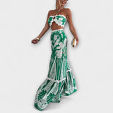 Zella - Cassie haalaretoppi ric rac -koristeella setti