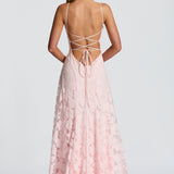 Francisa | Pitkä mekko pitsisestä korsetista