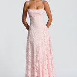 Francisa | Pitkä mekko pitsisestä korsetista