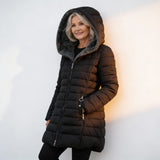 Clair | Fleecevuorattu untuvatakki