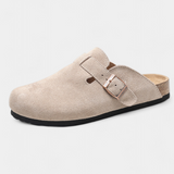 Aubree | Miesten ja naisten samettimoffisaappaat säädettävällä hihnalla