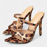 Elegantit teräväkärkiset korkokengät Annai