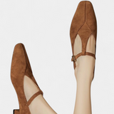 Elly matalat korkokengät remmillä ja soljella