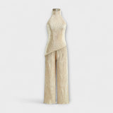 Pilarica - Tyylikäs epäsymmetrinen rypytetty kokonaisuus