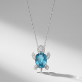 Korvakorut Onnen kilpikonna, mukaan ilmainen kaulakoru | Rajoitettu tarjous