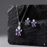 Korvakorut Onnen kilpikonna, mukaan ilmainen kaulakoru | Rajoitettu tarjous