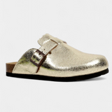 Aubree | Miesten ja naisten samettimoffisaappaat säädettävällä hihnalla