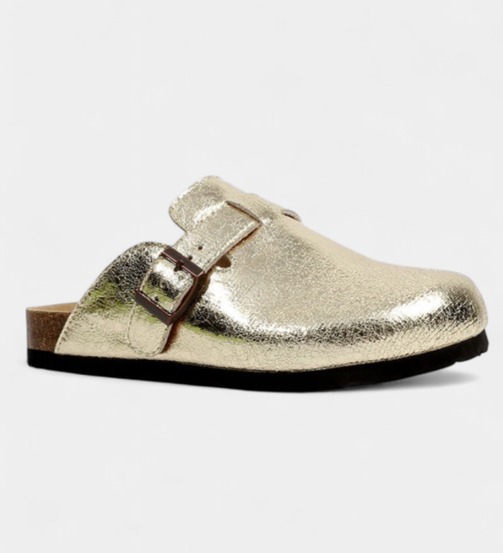 Aubree | Miesten ja naisten samettimoffisaappaat säädettävällä hihnalla