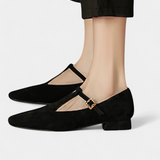 Elly matalat korkokengät remmillä ja soljella