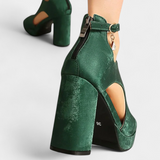 Lopezin ohuet moniväriset korkokengät