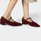 Elly matalat korkokengät remmillä ja soljella