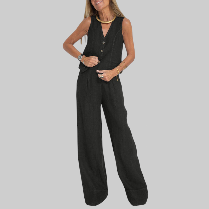 Martina | Tyylikäs kaksiosainen pellavainen setti