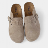 Aubree | Miesten ja naisten samettimoffisaappaat säädettävällä hihnalla