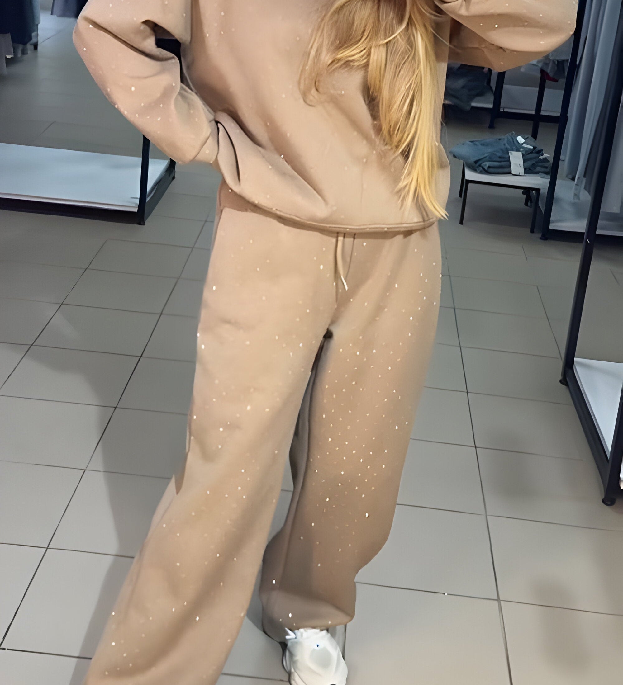 Simara – Kaksiosainen kimalteleva verryttelypuku