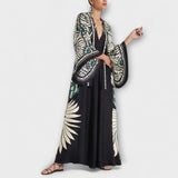 Giselle - Tyylikäs maksihame kukkakuviolla