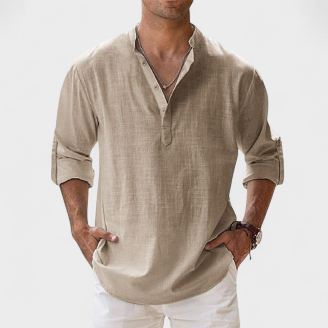 Anton - Hengittävä pellavapaita