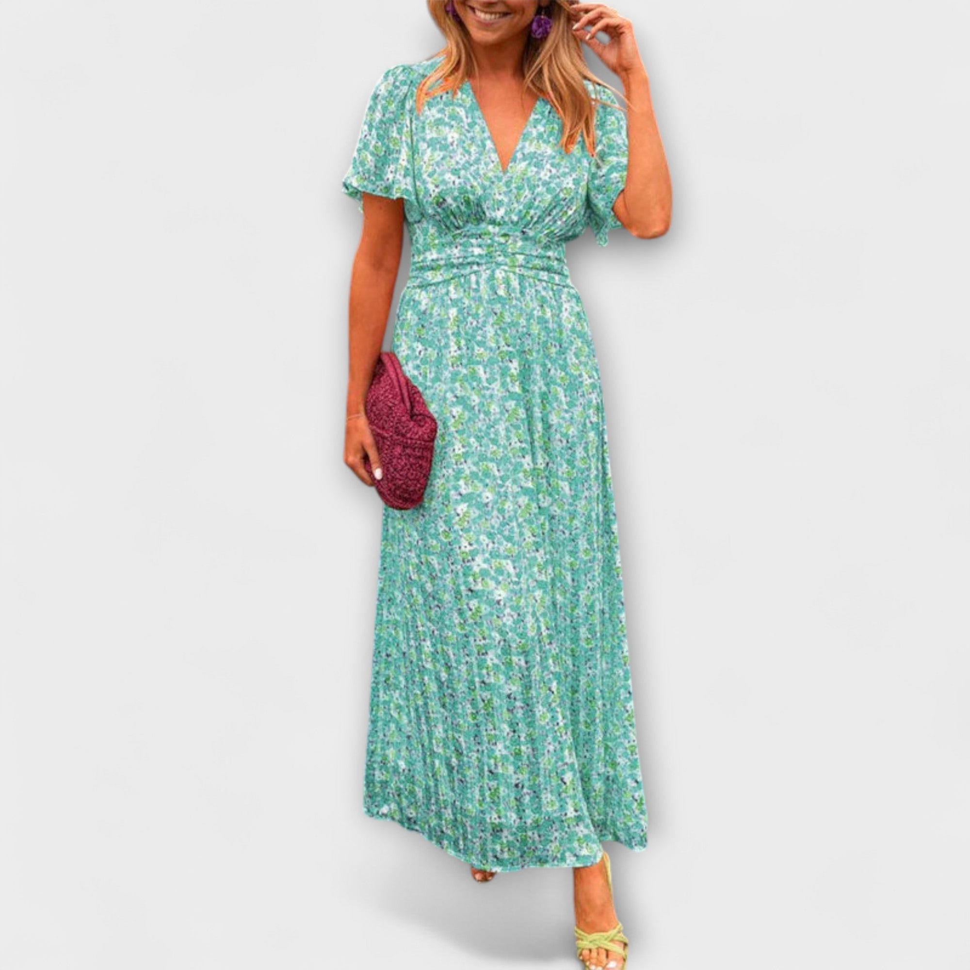 Elsie - Ajaton V-pääntie mekko